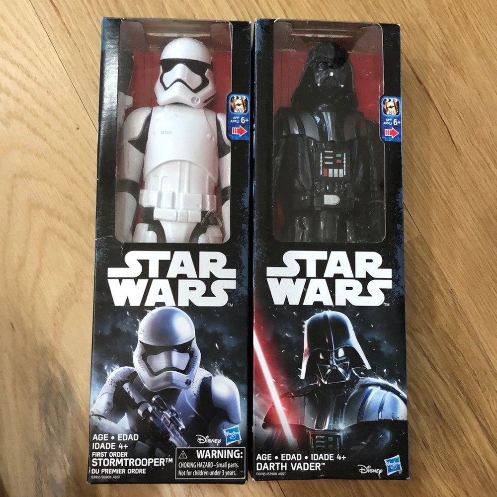 Star Wars action figures NWT